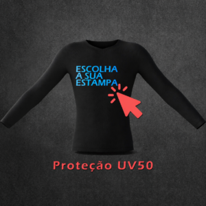 Camiseta Preta Manga Longa (masc)